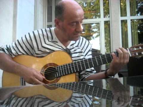 Vlatko Stefanovski playing on a Marvi guitar