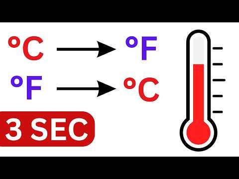 Fastest Trick On Internet to Convert Celsius to Fahrenheit and Fahrenheit to Celsius