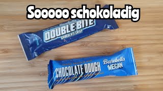 Barebells vegan Chocolate Dough und Double Bite Proteinriegel Review