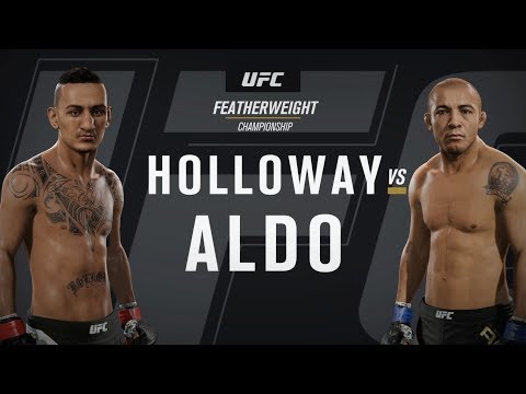 UFC 218 - Max Holloway vs Jose Aldo | EA Sports UFC 2 Simulation