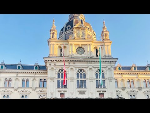 Graz 🇦🇹 4K Walking Tour: Hauptplatz & Jakominiplatz Street View | UNESCO Old Town, Austria