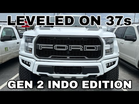 Oxford White GEN 2 Ford Raptor INDO Edition Leveled on 37s