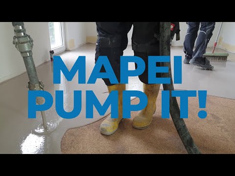 MAPEI Pumpen für Profis - Spachtelmassen schnell, effizient und wirtschaftlich verarbeiten