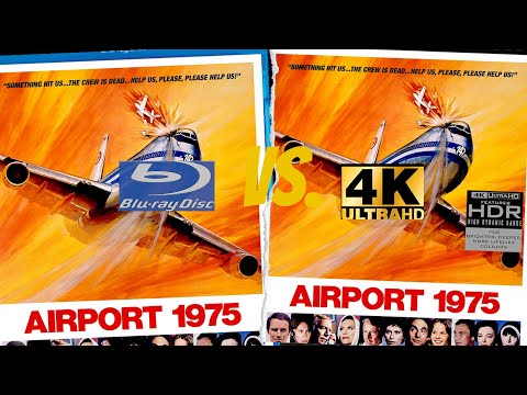 AIRPORT 75 (1975) Kino Lorber 4K Ultra HD Vs. Universal 2016 Blu-Ray COMPARISON @kinolorber