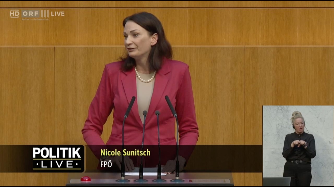Nicole Sunitsch - Schutz des Frauensports - biologisches Geschlecht - 10.6.2026