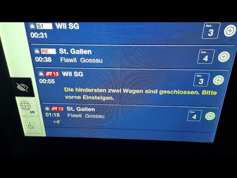 SBB Hinweis IR13 Schwiizerdütsch