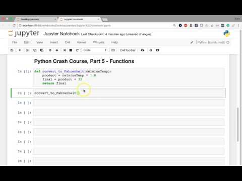 Data Analysis with Pandas and Python 01 20 Python Crash Course Part 5