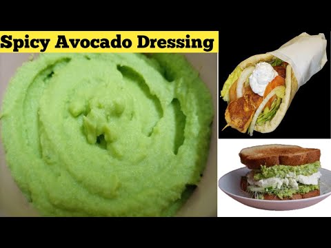 Avocado Dressing Recipe For Wraps,Salad & Sandwiches - Avocado Recipe for weigh loss