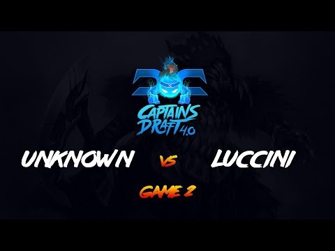 Unknown vs Luccini Game 2 - Captain's Draft 4 SA Qualifiers
