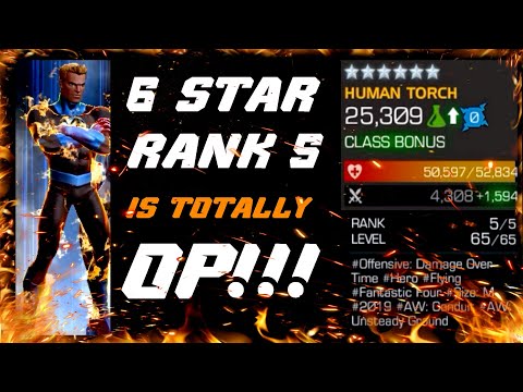 6 Star Rank 5 Human Torch is LIT!