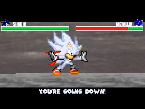 Shadic vs Metallix (WITH HEALTHBARS)