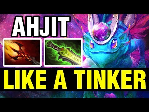 LIKE A TINKER - AhJit Plays Puck - Dota 2