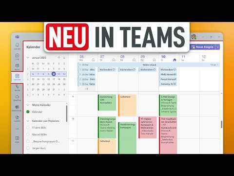 📅 Der neue Outlook-Kalender in Teams (Alle Features erklärt)