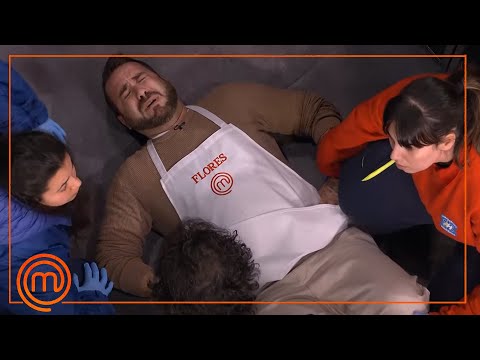 Se llevan a Flores al hospital: “No puedo moverme” | MasterChef 13