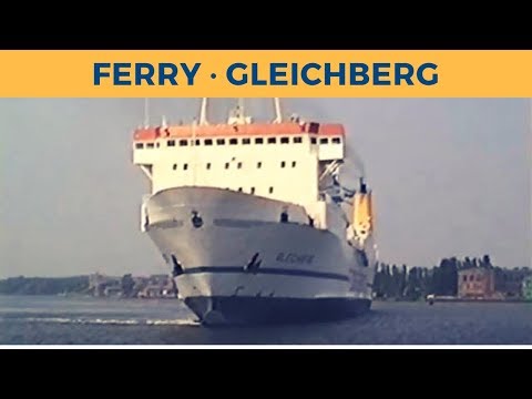 Classic Ferry Video 1995 - Arrival of ro/ro GLEICHBERG in Lübeck (Euroseabridge)