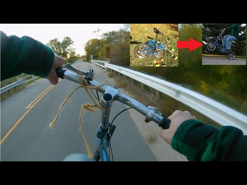 Weird bike, but does it wheelie? Dahon StowAway folding bike.