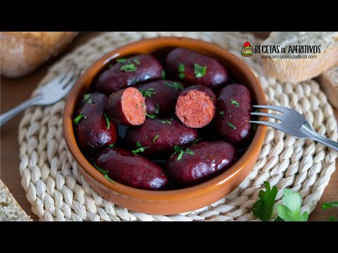 CHORICITOS al VINO TINTO - Una TAPA SENCILLA y RÁPIDA con SÓLO 3 INGREDIENTES #66