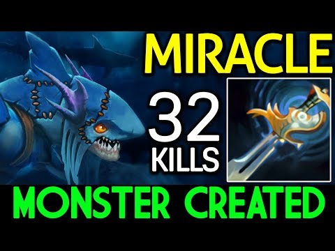 Miracle- [Slark] 24 min 32 Kills ► Monster Created 7.14 Dota 2