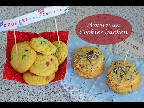 Subway Cookies selber machen/backen - mit "white and dark choclate" oder "M&M`s"
