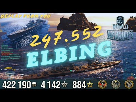 Wows ELBING: Destroyer World of Warships #wows #worldofwarships #gaming