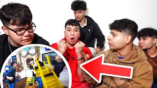 THE WHOLE CREW REACTS/ EXPLAINS OUR VIRAL FIGHT!!!