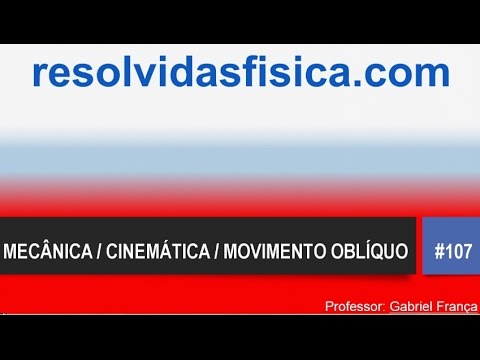 MECÂNICA / CINEMÁTICA / MOVIMENTO OBLÍQUO #107