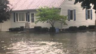 preview picture of video 'Monroe, MI Flooding - 9/10/14'