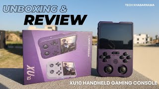 XU 10 Handheld Game Console Review 2024 | XU10 Gameplay Test Tekken 3 Tekken 6  #review #gameconsole