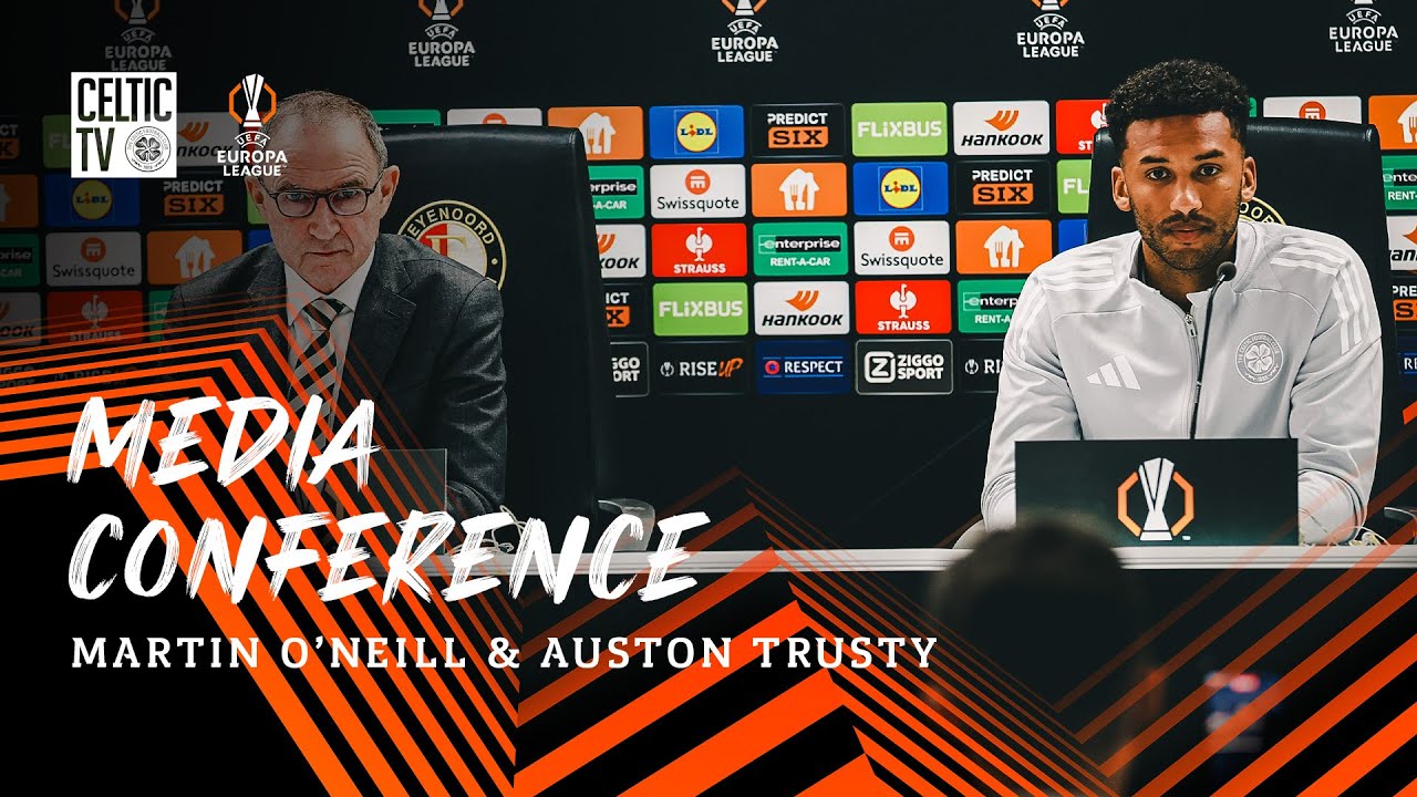 Full Media Conference | Martin O’Neill and Auston Trusty speak ahead of our clash with Feyenoord.
