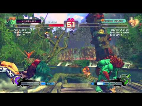 SSF4 - Blanka (Azzi X) vs DeeJay (BboyRickster)