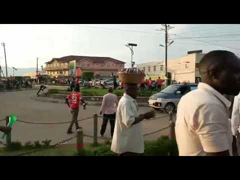 Kitara fc fans moment after eliminating Tooro united 2-1 in Fort portal Saturday 14-3-2020