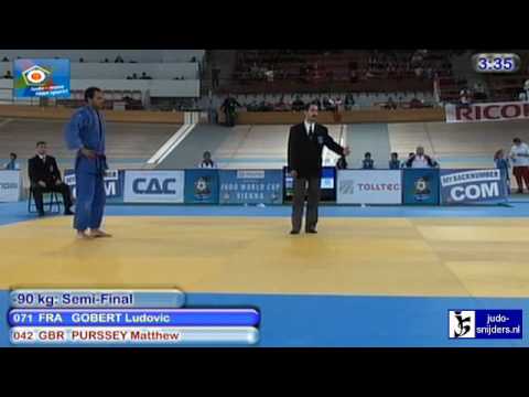 Judo 2010 World Cup Men Vienna: Ludovic Gobert (FRA) - Matthew Purssey (GBR) [-90kg] semi-final