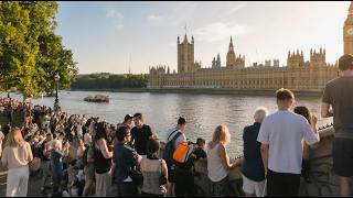 What Was London Like During the 2026 Solar Eclipse? 🇬🇧 | Thames Walk 4K