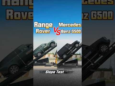 Mercedes Benz G 500 VS RangeRover Slope Test#rangerover  #mercedes #offroad #suv