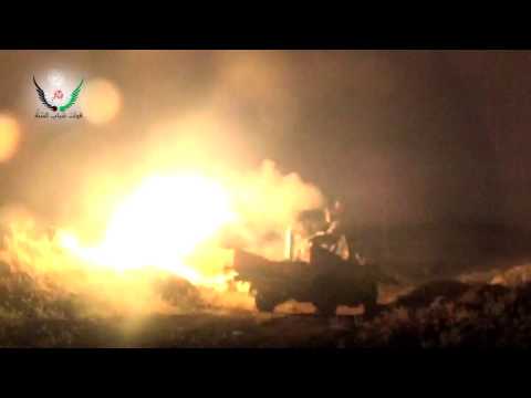 استهداف قوات النظام المتمركزة على الحاجز الجنوبي لمدينة خربة غزالة في ريف درعا من قبل قوات شباب السنة