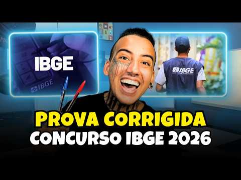 Concurso IBGE 2026: CORREÇÃO AO VIVO de Agente de Pesquisa e Mapeamento (APM)