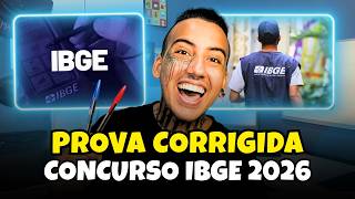 Concurso IBGE 2026: CORREÇÃO AO VIVO da prova de Agente de Pesquisa e Mapeamento (APM)