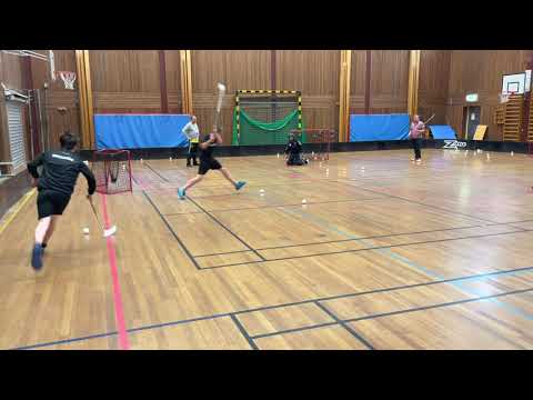 innebandy övning - skottskola