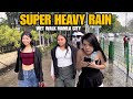 SUPER HEAVY RAIN WALK IN MANILA CITY PHILIPPINES 4K
