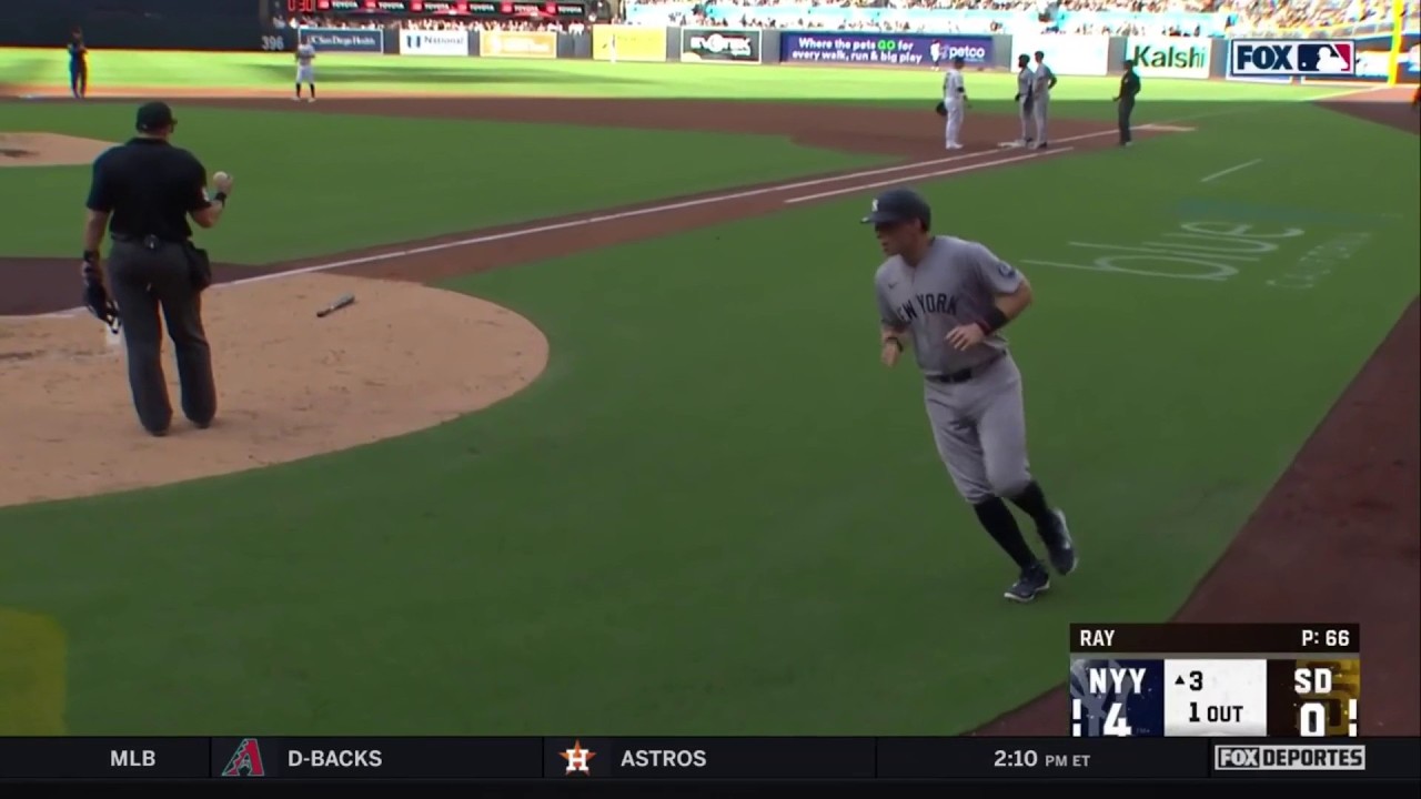 😎 CARRERA DE BEN RICE | New York Yankees 5-0 San Diego Padres | MLB 2026.