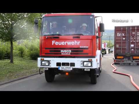 Feuerwehr Einsatz am Altenheim - Kaltennordheim probt den Ernstfall