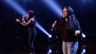 Hayley and Nicole&#39;s performance - Kelly Clarkson&#39;s Stronger - The X Factor UK 2012