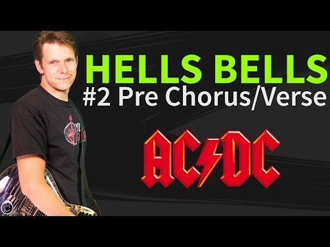 How To Play Hells Bells Guitar Lesson #2 Verse/Pre Chorus by AC/DC