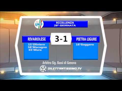 RIVAROLESE - PIETRA LIGURE 3-1 ECCELLENZA 28^ giornata
