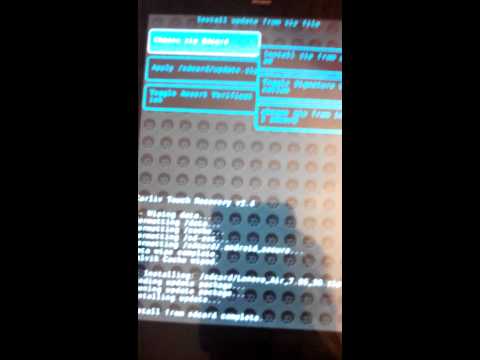 Установка прошивки Lenovo Air 7.85 3G
