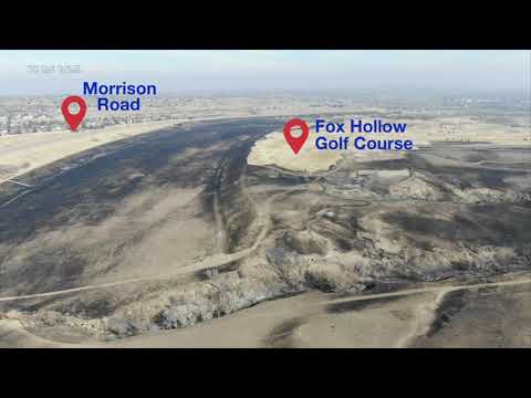 West Metro Fire: Drone over Bear Creek/Morrison Road Fire burn area