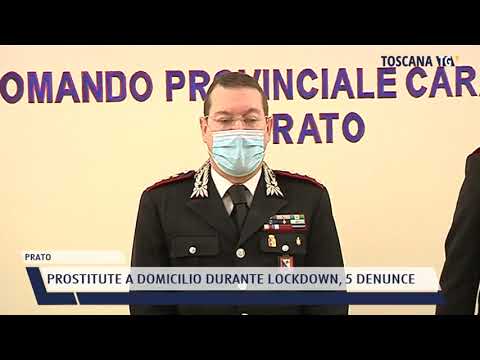 2021-06-11 PRATO - PROSTITUTE A DOMICILIO DURANTE LOCKDOWN, 5 DENUNCE