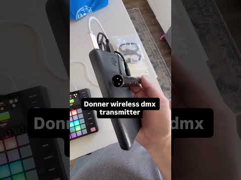 How to control lights outlet free; my favorite wireless dmx transmitter and battery with Wolfmix