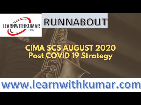 CIMA SCS AUGUST 2020 RUNNABOUT POST COVID 19 STRATEGY