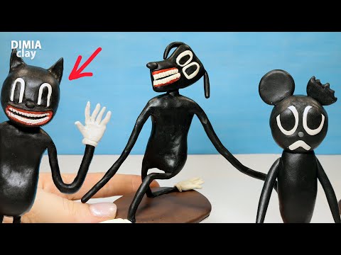 Cartoon CAT, DOG and MOUSE - sculpting The Creation of Trevor Henderson